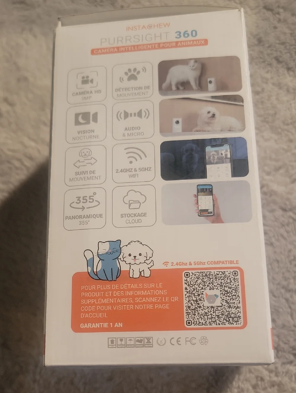 Instachew Purrsight 360 Pet Camera